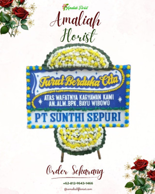 Papan Bunga Duka di Tanjung Pinang Timur