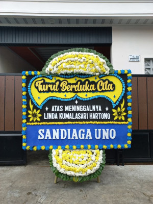 Papan Bunga Duka di Tanjung Pinang Timur